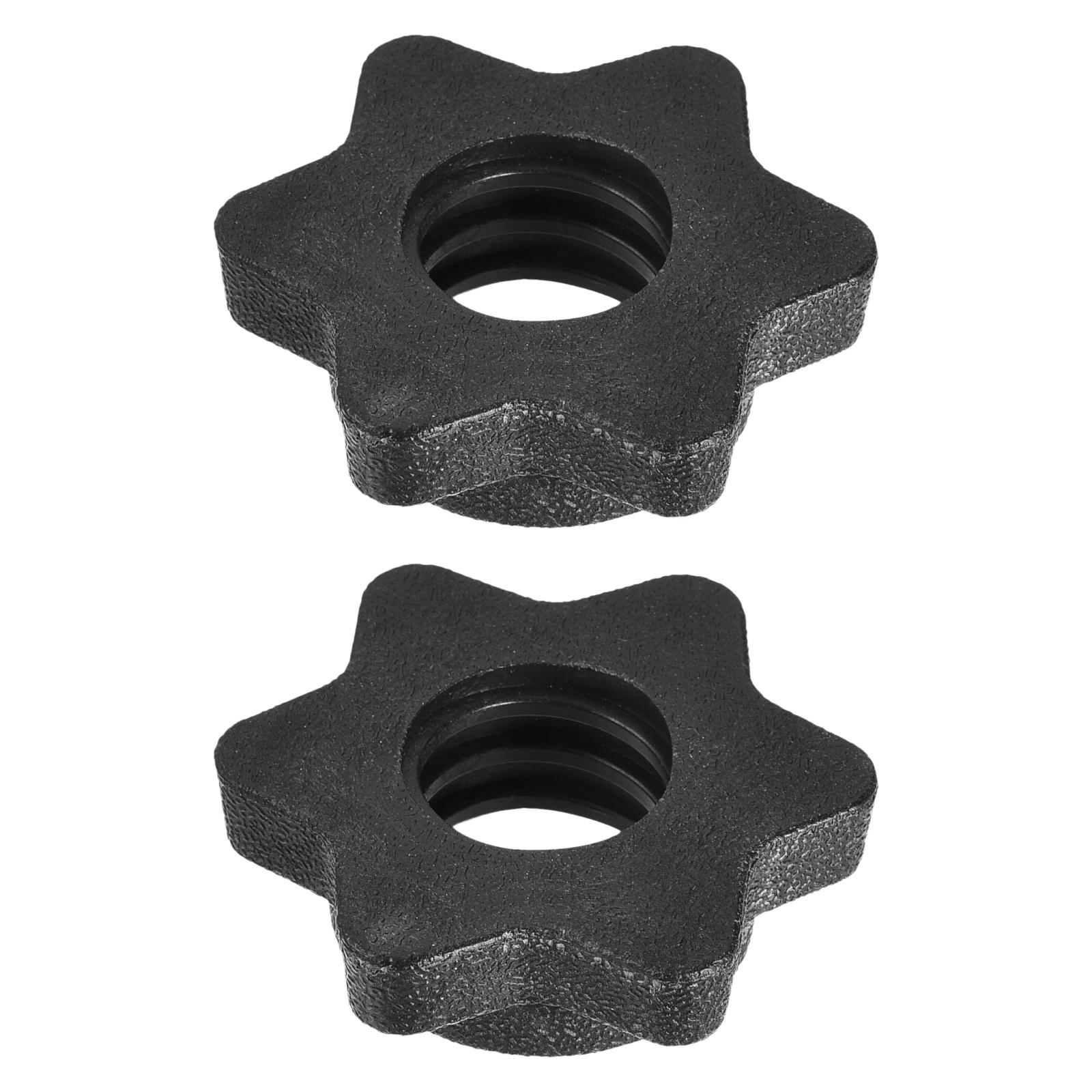 Outdoor Sports Hall - 2Pcs Barbell Screw Collars Equipment Steel