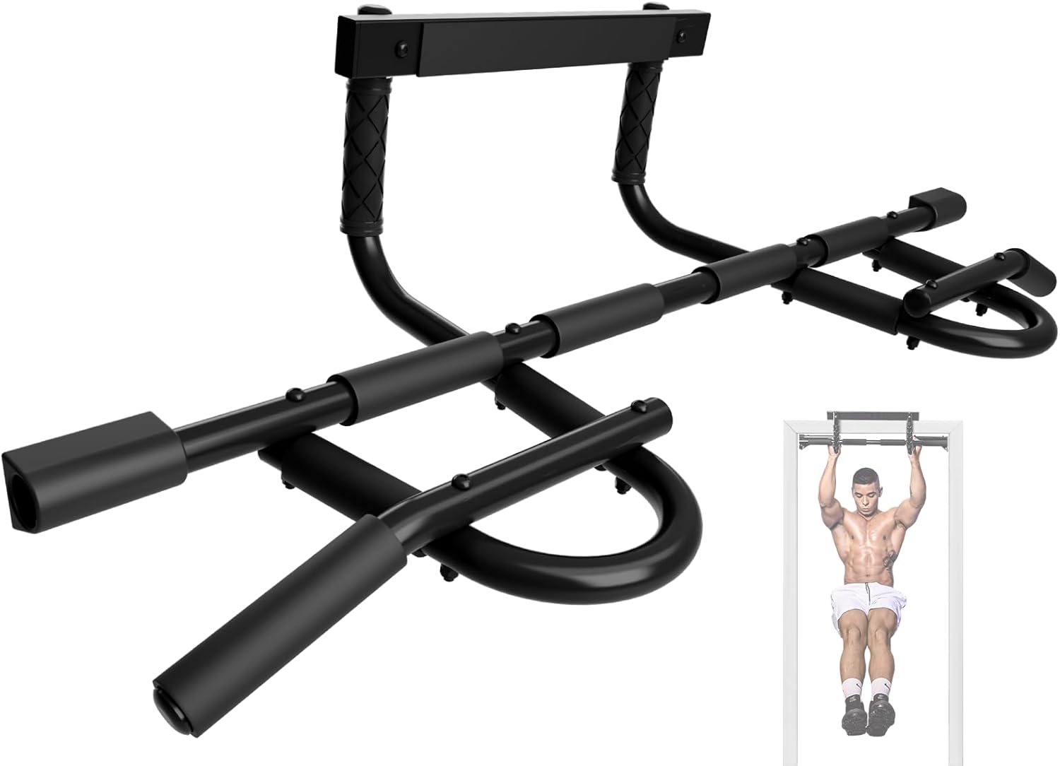 Chin Bar Doorway - Heavy Duty Wall Mounted Pull Up