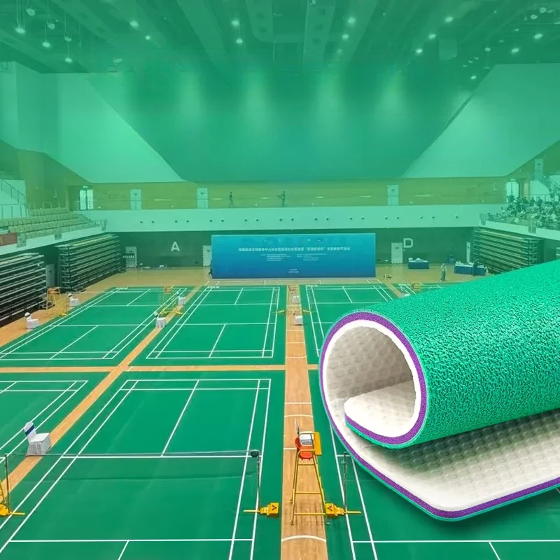 Badminton floor plastic indoor - Outdoor Sports Hall recension och pris