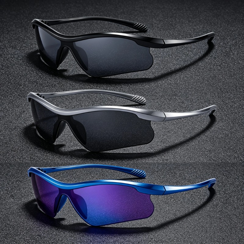 New Half Frame Y2K Sunglasses  - Outdoor Sport Glasses recension och pris