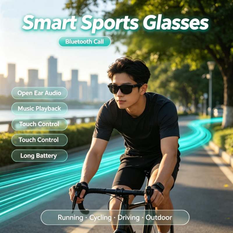 Smart Sports Glasses Open Ear  - Outdoor Sport Glasses recension och pris