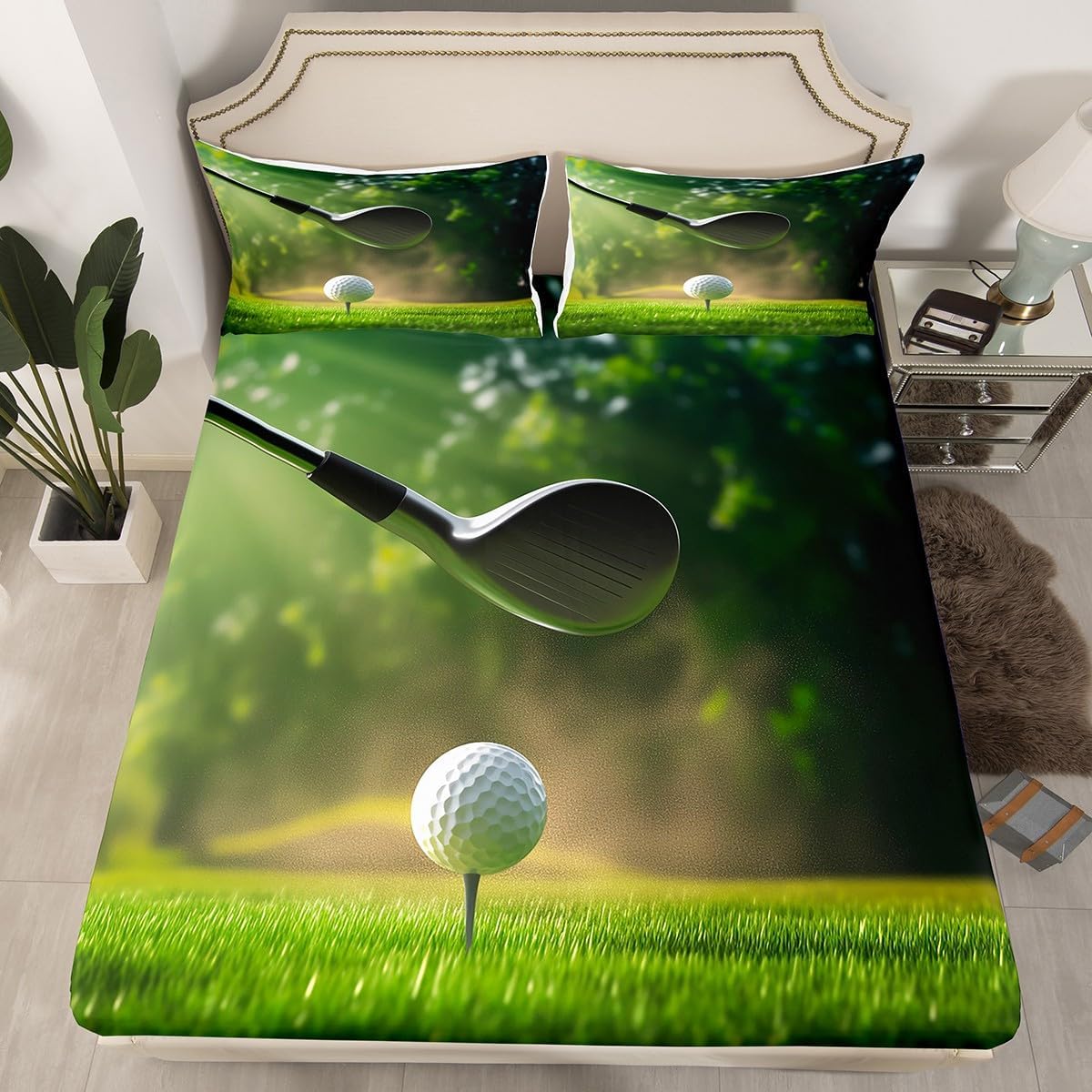 Golf Fitted Sheet for Kids Boy - Outdoor Sport Hobbies recension och pris