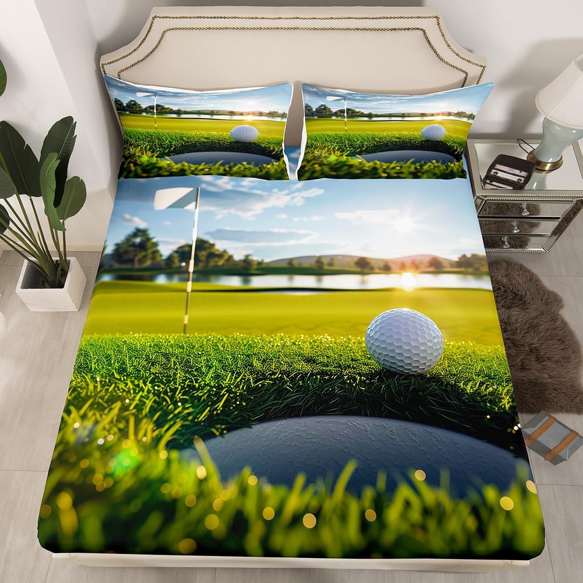 Golf Fitted Sheet for Kids Boy - Outdoor Sport Hobbies recension och pris