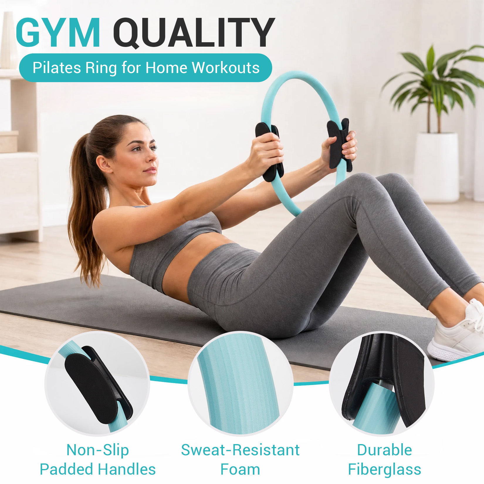 Pilates Training Set, 6-in-1 P - Gymnastic Bar Home recension och pris