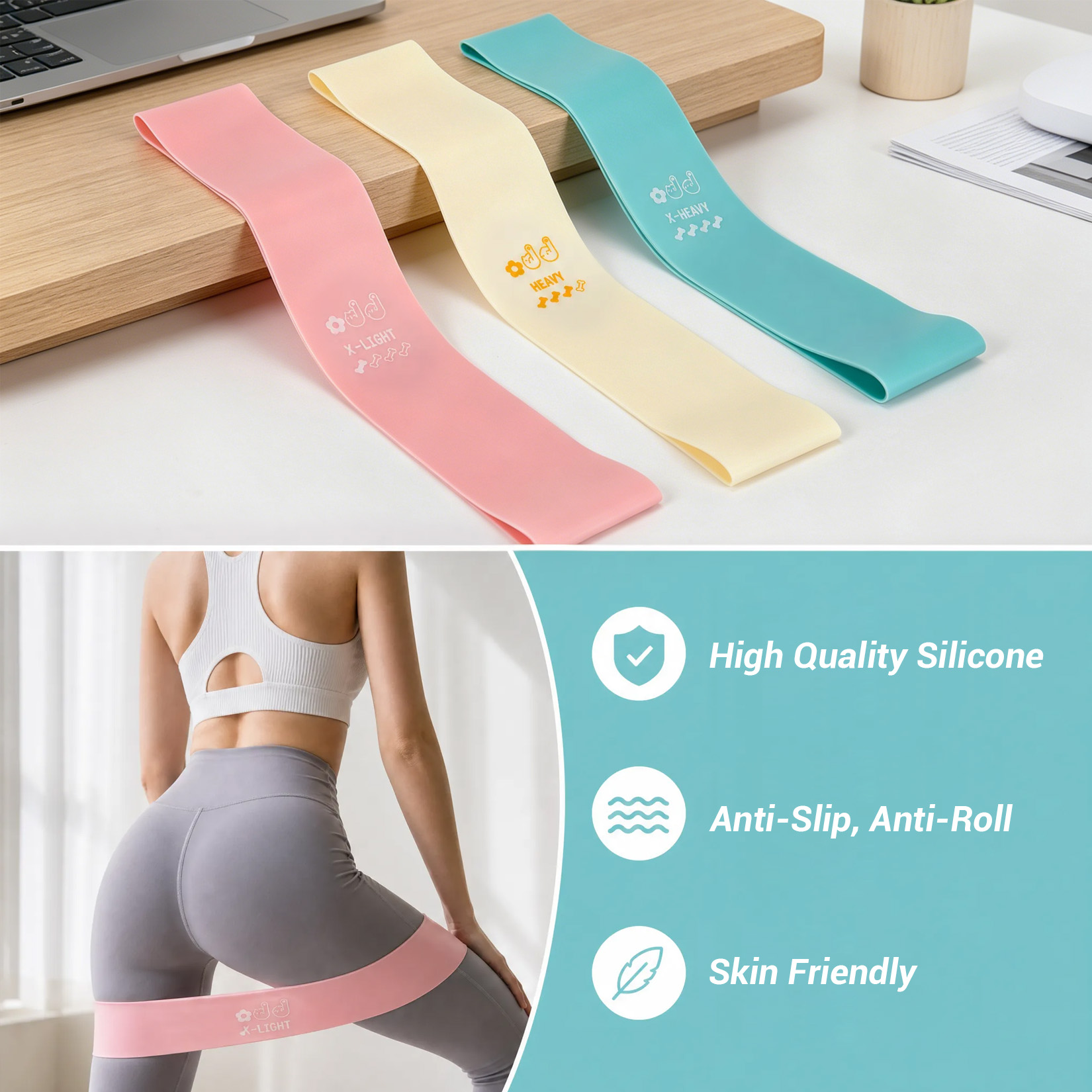 Pilates Training Set, 6-in-1 P - Gymnastic Bar Home recension och pris