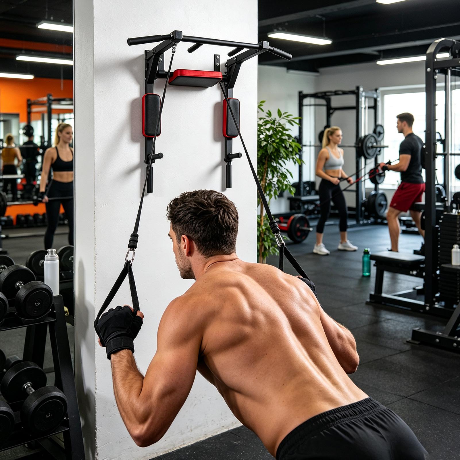 Wall-Mounted Pull-up Bar Fitne - Gymnastic Bar Home recension och pris